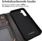 imoshion Hoesje Geschikt voor Samsung Galaxy A55 Hoesje Met Pasjeshouder - imoshion Design Bookcase smartphone - Zwart / Sky Black