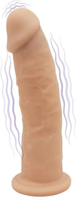 SILEXD - Vibrerende Dildo met Afstandsbediening - 17,5 x 4,4 cm - Lichte Huidskleur