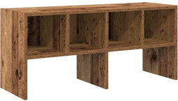 vidaXL - Schoenenrek - stapelbaar - 89,5x30x40 - cm - oud - houtkleurig