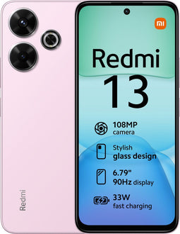 Xiaomi Redmi 13 - 8GB RAM - 256GB ROM - 108 MP camera - Pearl Roze