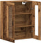 vidaXL - Wandkast - 69,5x34x90 - cm - oud - houtkleurig