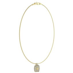 Guess Jewellery JUMN05001JWYGT-U - Collier - Leeuwenkop hanger met kristallen - Goudkleurig