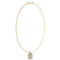 Guess Jewellery JUMN05001JWYGT-U - Collier - Leeuwenkop hanger met kristallen - Goudkleurig