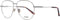 Sandro SD4023 54426 bril zonder sterke - Dames - Goudkleurig