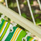 Outsunny Hangmat hangbed hangzetel hangend bed familie meerdere personen 210 kg 2 kleuren houten paal 100110-073