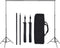 vidaXL - Fotostudioset - met - softboxlamp, - achtergrond - en - reflector