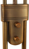Mexlite Biron 7500BR - Vloerlamp - Draaibaar en kantelbaar 180 cm hoog - Brons