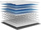 vidaXL - Pocketveringmatras - middelhard-hard - 90x200 - cm