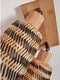 GOOD&MOJO Plafonniere Java - Bamboe Naturel/Zwart - 28x15x24cm -