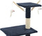 vidaXL - Kattenkrabpaal - met - sisal - krabpalen - 138 - cm - donkerblauw