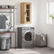 vidaXL - Hangkast - 34,5x34x90 - cm - sonoma - eikenkleurig