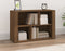 vidaXL - Dressoir - 80x30x54 - cm - bewerkt - hout - bruin - eikenkleur