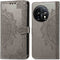 iMoshion Hoesje Geschikt voor OnePlus 11 Hoesje Met Pasjeshouder - iMoshion Mandala Bookcase - Grijs
