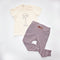 Little Indians Pants - Joggingbroek - Gestreept - Paars - Maat: 3-4 jaar