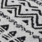 vidaXL - Vloerkleed - 160x230 - cm - katoen - zwart - en - wit