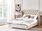AYETTE - Tweepersoonsbed - Beige - 180 x 200 cm - Fluweel