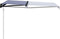 vidaXL - Luifel - automatisch - uittrekbaar - 450x300 - cm - blauw - en - wit