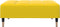 vidaXL - Voetenbank - 77x55x31 - cm - fluweel - geel