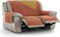 Bankbedekking Eysa NORUEGA Terra cotta 100 x 110 x 120 cm