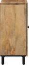 vidaXL - Bijzetkast - 60x33x75 - cm - massief - mangohout