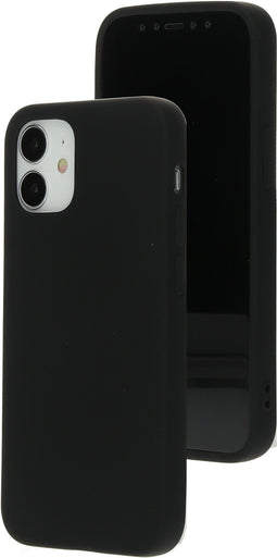 Mobiparts iPhone 12 Mini - Silicone Cover - Soft-touch - Zwart