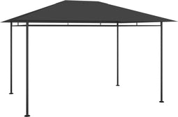 vidaXL - Prieel - 180 - g/m² - 384x281x270 - cm - antracietkleurig