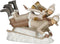 House of Seasons Kerstversiering Couple - 22.5x9x14 cm - Polyresin - Beige