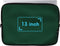 imoshion Laptop Sleeve - Laptophoes geschikt voor 13 inch / 13.3 inch / 13.6 inch - Universele sleeve met handvatten - Donkergroen