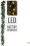 Guirlande - 35 LEDs - timerfunctie - warm wit - 270 cm