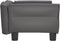 vidaXL - Hondenmand - 70x45x30 - cm - kunstleer - grijs