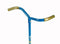 GardenClaw GG921-06 - Tuinklauw - Ergonomische S-handgreep - Verstelbare steel 97-106 cm - Blauw/Goud