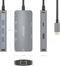 Aisens ASUC-6P019-GR - USB 3.2 Gen 1 Type-C Hub - 100W Power Delivery - Grijs