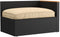 vidaXL - Ligbedkussen - voor - Zitvlak - Beige - 120x80x12 - cm - Oxford - Stof