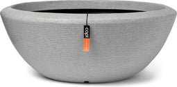 Capi Europe - Schaal laag Arc Granite - 61x25 - Ivoor - Bloempot Voor binnen en buiten - Beschikbaar in XL formaten - Breukbestendig - 100% Recyclebaar - Levenslang garantie - NIVS8081