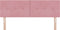 vidaXL - Hoofdbord - met - Knopen, - Getuft, - Roze, - 140 - cm, - Fluweel