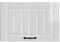 vidaXL - Keukenwandkast - Lucca - bewerkt - hout - hoogglans - wit