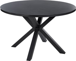Beliani MALETTO - Ronde eettafel - Zwart - Aluminium
