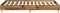 vidaXL - Bedframe - zonder - matras - 120x190 - cm - spaanplaat - bewerkt - hout