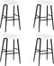 vidaXL - Barstoelen - 4 - st - wit