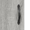 vidaXL - Hoge - kast - 69,5x31x115 - cm - bewerkt - hout - grijs - sonoma - eikenkleurig