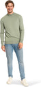 Mario Russo Turtle Neck - Coltrui Heren - 80% Viscose - Agave Groen - L