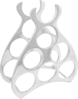 vidaXL - Wijnrek - Zilver - 38 - x - 33 - x - 13 - cm - in - Aluminium