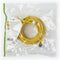 Nedis CAT6a-Kabel - SF/UTP - RJ45 Male - RJ45 Male - 5.00 m - Snagless - Rond - PVC - Geel - Polybag
