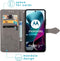 iMoshion Hoesje Geschikt voor Motorola Moto G200 Hoesje Met Pasjeshouder - iMoshion Mandala Bookcase - Grijs
