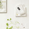 DDDDD - Vaatdoek - 30 x 30 cm - Wit - Set van 4 stuks