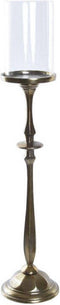 Kroonkandelaar DKD Home Decor Kristal Gouden Aluminium (13 x 13 x 53 cm)