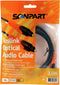 Scanpart digitale optische kabel 3 meter - Voor soundbar en interactieve TV - Toslink kabel - Universeel