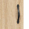 vidaXL - Dressoir - 34,5x34x90 - cm - bewerkt - hout - sonoma - eiken