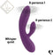 FeelzToys Lea - Rabbit Vibrator - Paars