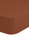 Hoeslaken Jersey 90x220 cm - Terra - 1 Persoons - 100% Katoen - Oeko-Tex Gecertificeerd